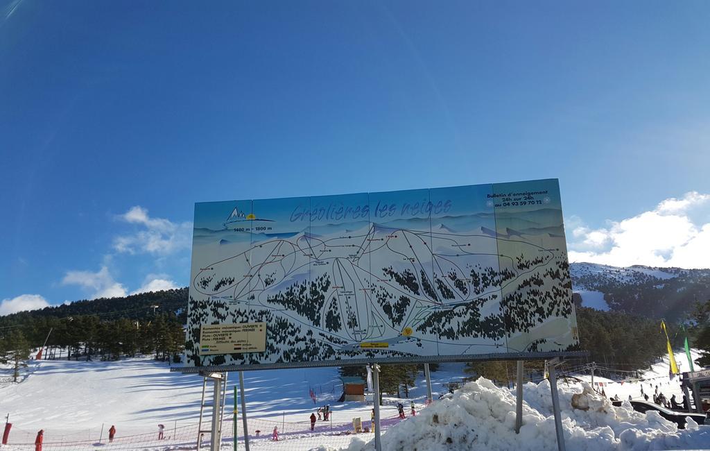 Apartment Face Aux Pistes Greolieres les Neiges Eksteriør bilde